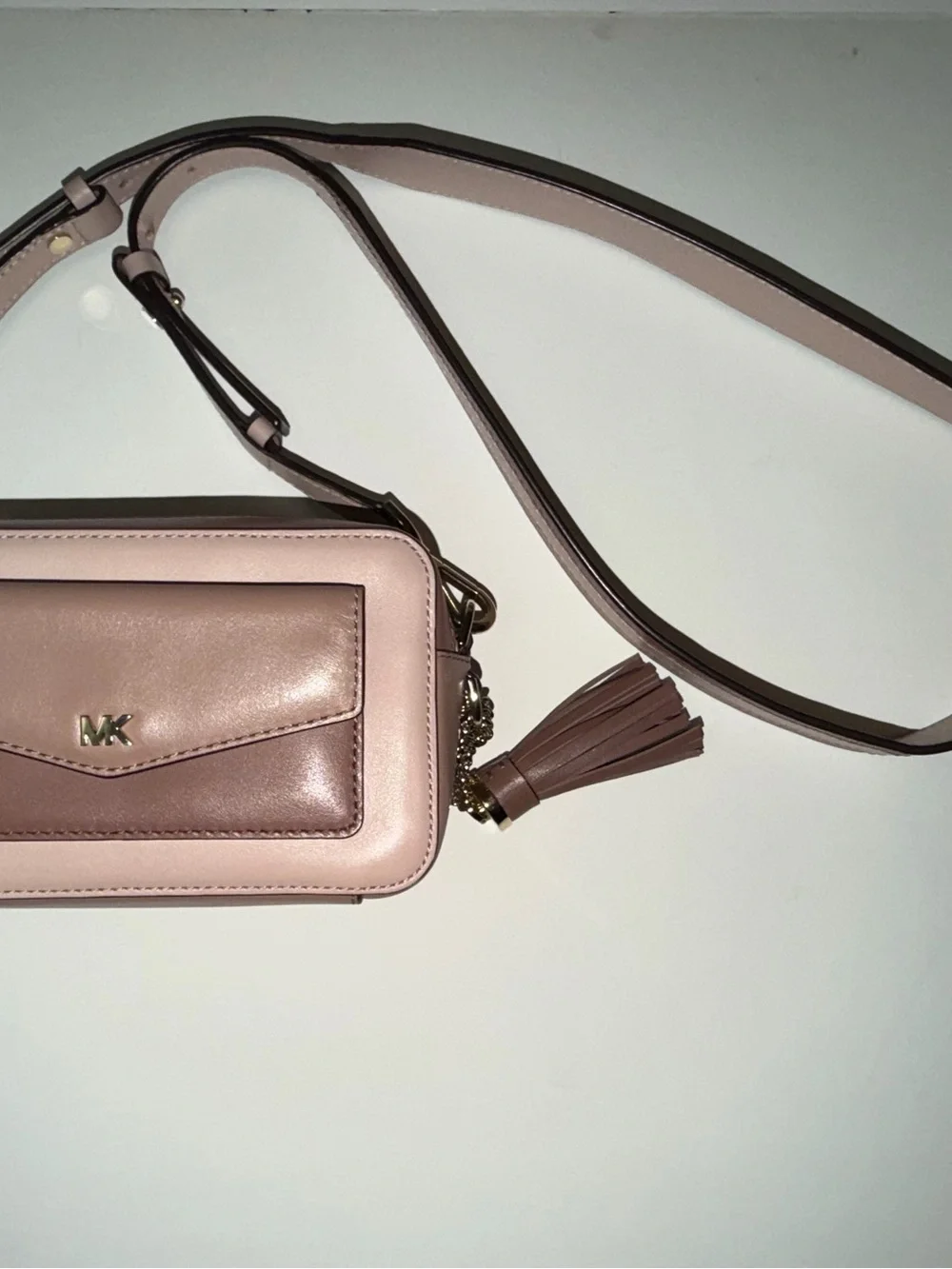 Michael Kors Camera Small Tri-color Multicolor Leather Bag